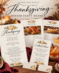 Ultimate Thanksgiving Dinner Party Planning Bundle