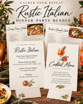 Rustic Italian Dinner Party Bundle