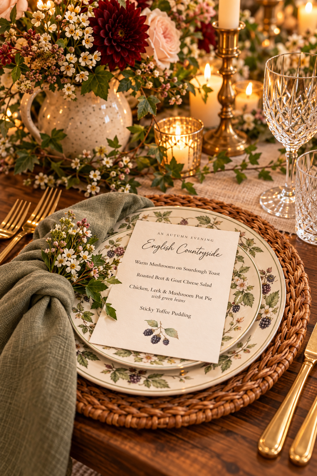 English Countryside Dinner Party Bundle